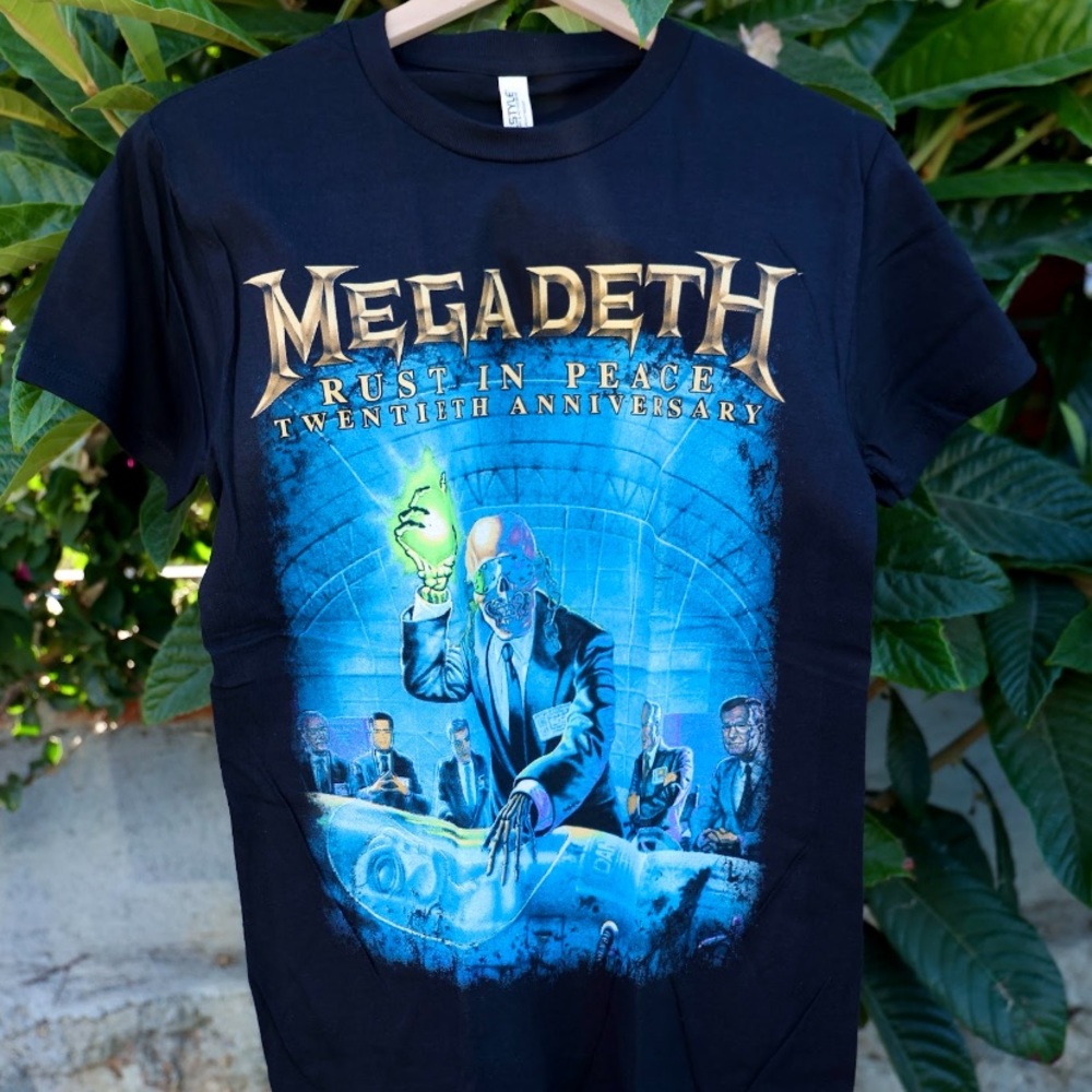 Megadeath Rust In Peace Twentieth Anniversary Tshirt